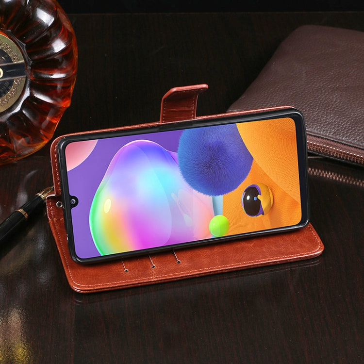 idewei Crazy Horse Texture Horizontal Flip Leather Case with Holder &amp; Card Slots &amp; Wallet, For OPPO A12E, For Galaxy A31, For Galaxy M11, For Xiaomi Black Shark 3 Pro