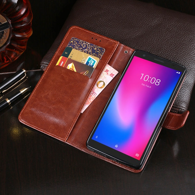 idewei Crazy Horse Texture Horizontal Flip Leather Case with Holder & Card Slots & Wallet, For ZTE Blade A3 (2020), For Huawei Honor 30, For OPPO Realme 6