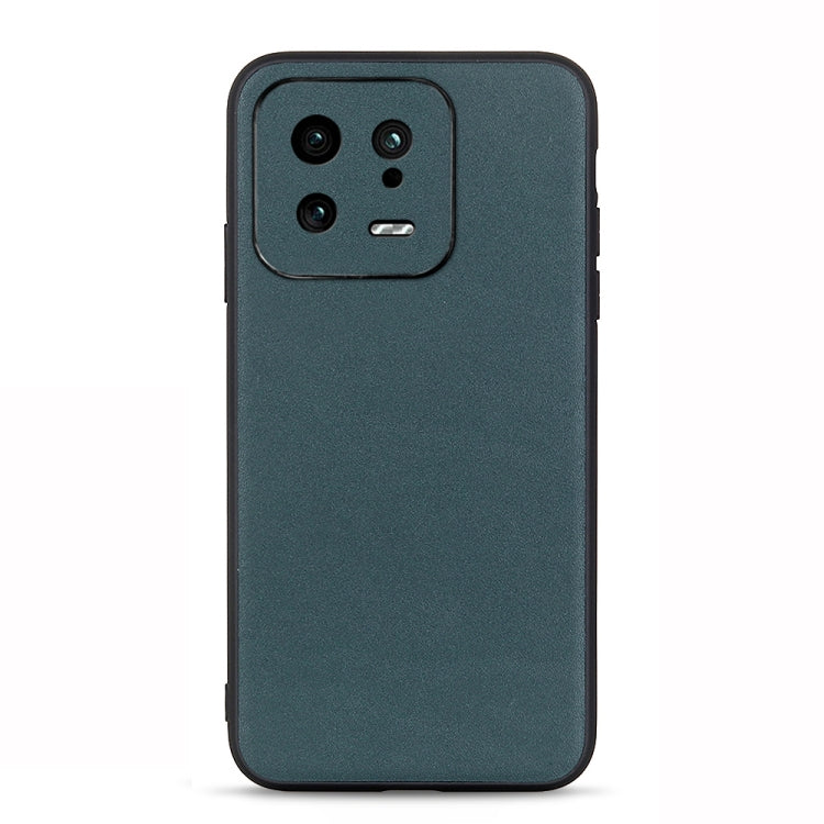 Accurate Hole Lambskin Texture Genuine Leather Phone Case, For Xiaomi 13, For OPPO Reno9 / Reno9 Pro, For vivo X90 Pro