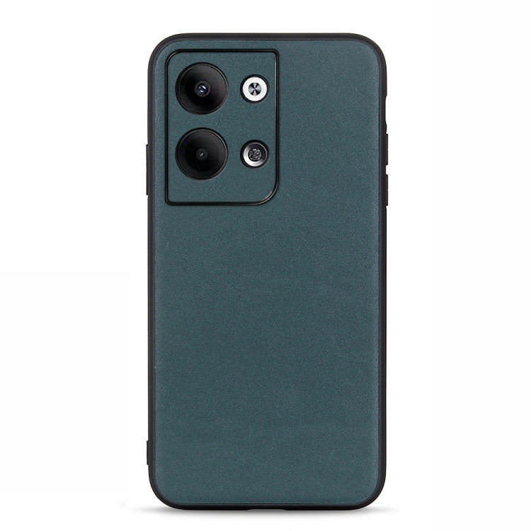 Accurate Hole Lambskin Texture Genuine Leather Phone Case, For OPPO Reno9 / Reno9 Pro, For vivo X90 Pro