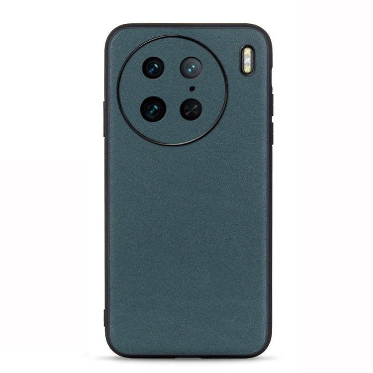 Accurate Hole Lambskin Texture Genuine Leather Phone Case, For OPPO Reno9 / Reno9 Pro, For vivo X90 Pro