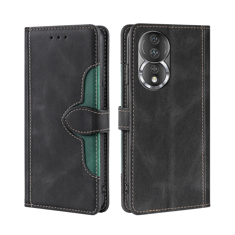 Skin Feel Magnetic Buckle Leather Phone Case