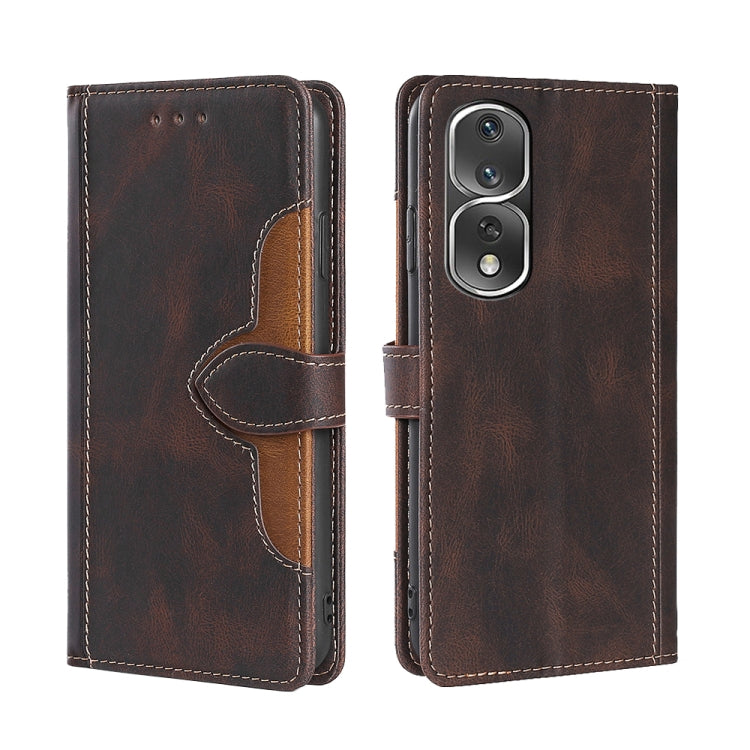 Skin Feel Magnetic Buckle Leather Phone Case