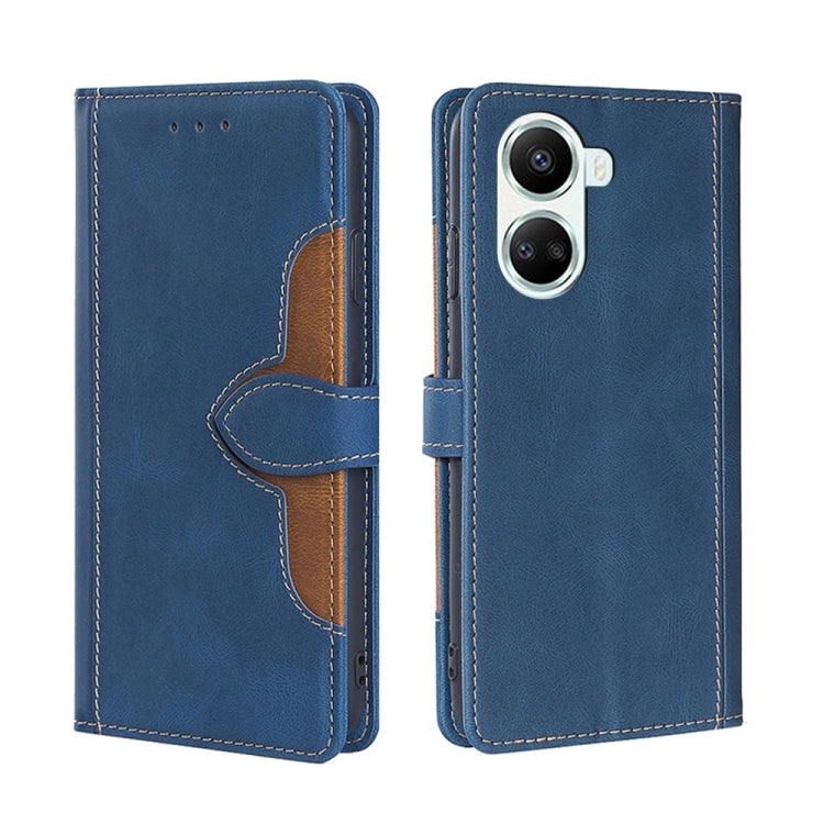 Skin Feel Magnetic Buckle Leather Phone Case, For Honor 80, For Honor 80 Pro, For Huawei nova 10 SE, For OPPO A58 5G, For Realme 10 4G, For Realme C30s, For TCL 30XL 2022, For vivo X90