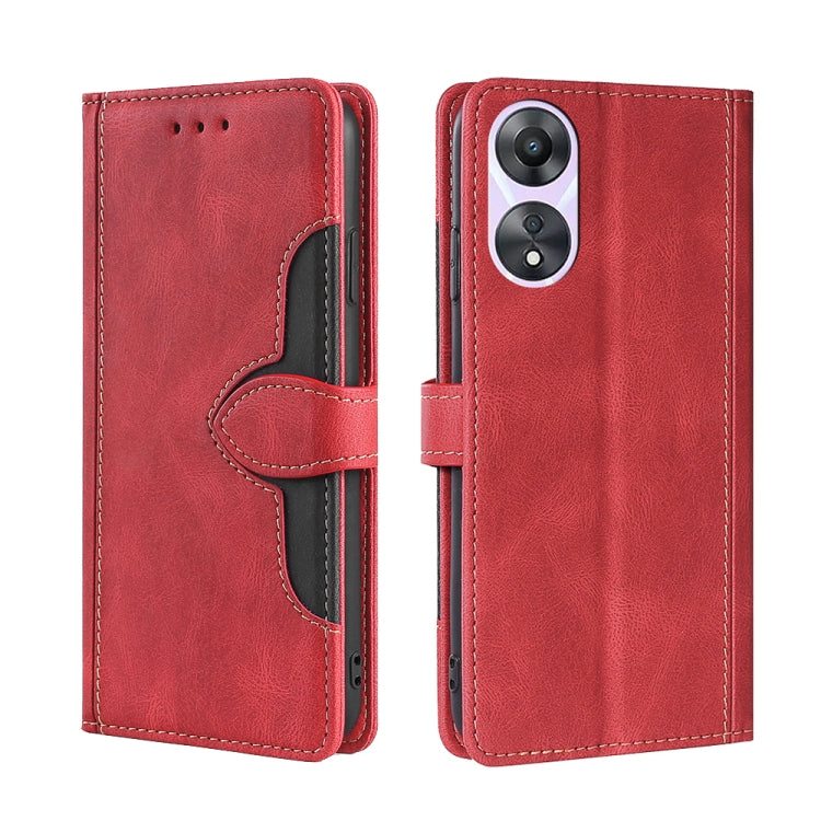 Skin Feel Magnetic Buckle Leather Phone Case, For Honor 80, For Honor 80 Pro, For Huawei nova 10 SE, For OPPO A58 5G, For Realme 10 4G, For Realme C30s, For TCL 30XL 2022, For vivo X90