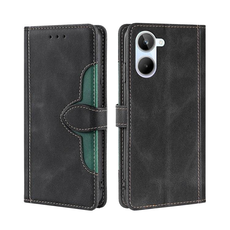 Skin Feel Magnetic Buckle Leather Phone Case