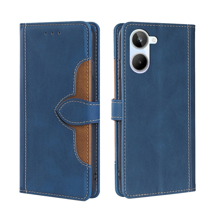 Skin Feel Magnetic Buckle Leather Phone Case