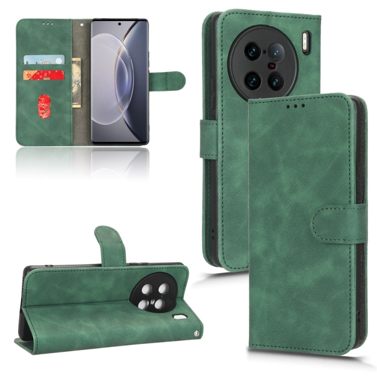 Skin Feel Magnetic Flip Leather Phone Case