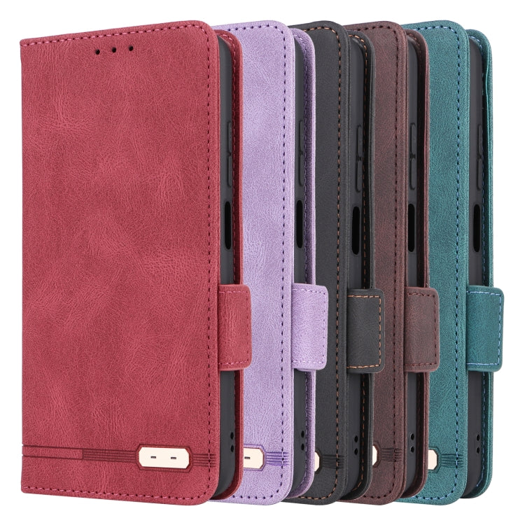 Magnetic Clasp Flip Leather Phone Case