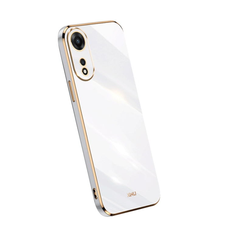 XINLI Straight Edge 6D Electroplate TPU Phone Case