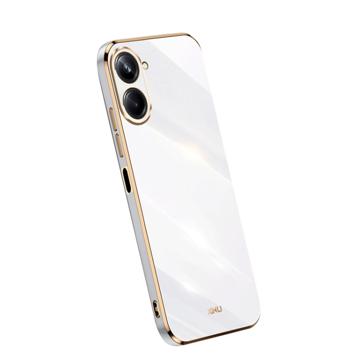 XINLI Straight Edge 6D Electroplate TPU Phone Case