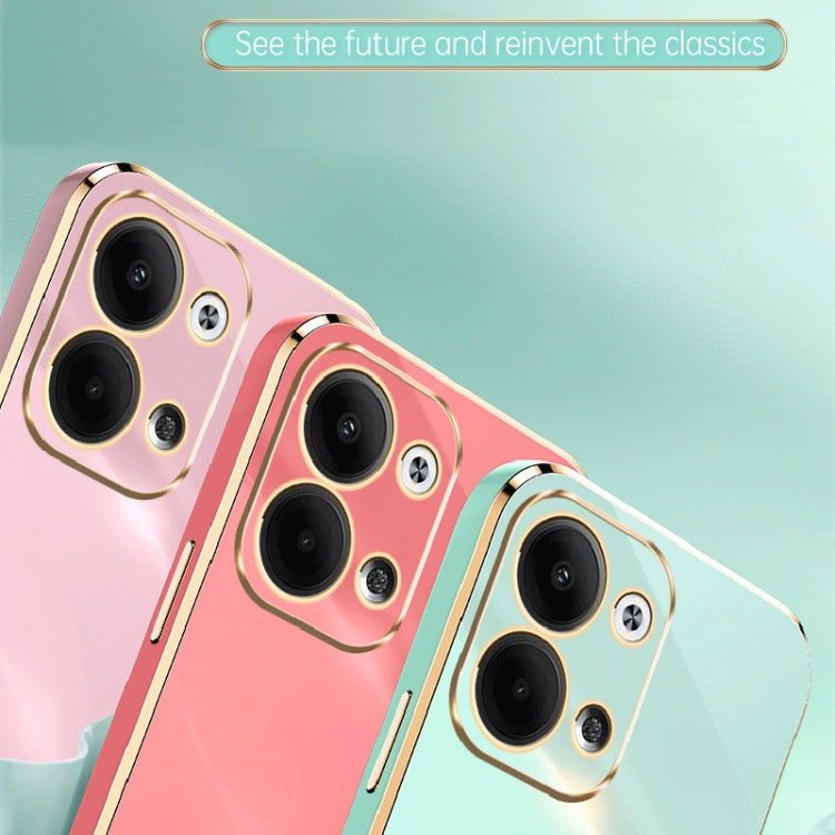 XINLI Straight Edge 6D Electroplate TPU Phone Case
