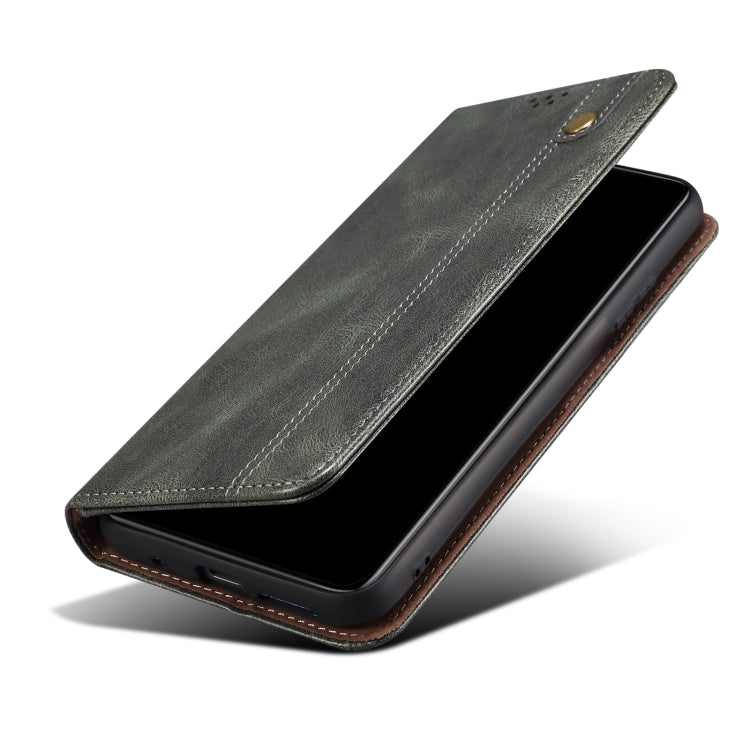 Oil Wax Crazy Horse Texture Leather Phone Case