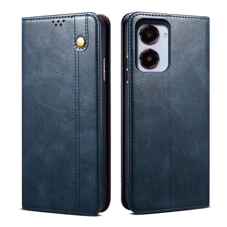 Oil Wax Crazy Horse Texture Leather Phone Case