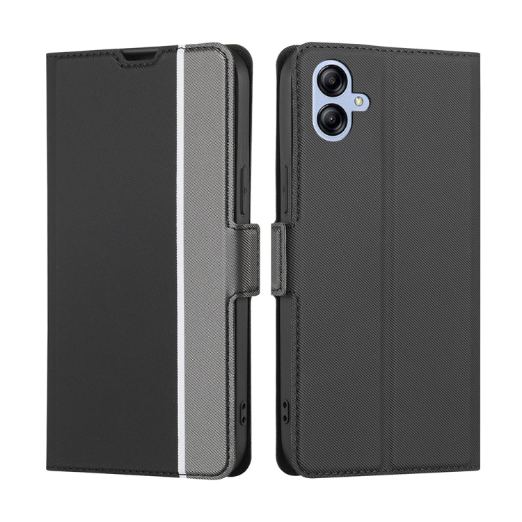 Twill Texture Side Buckle Leather Phone Case, For Samsung Galaxy A04e 4G