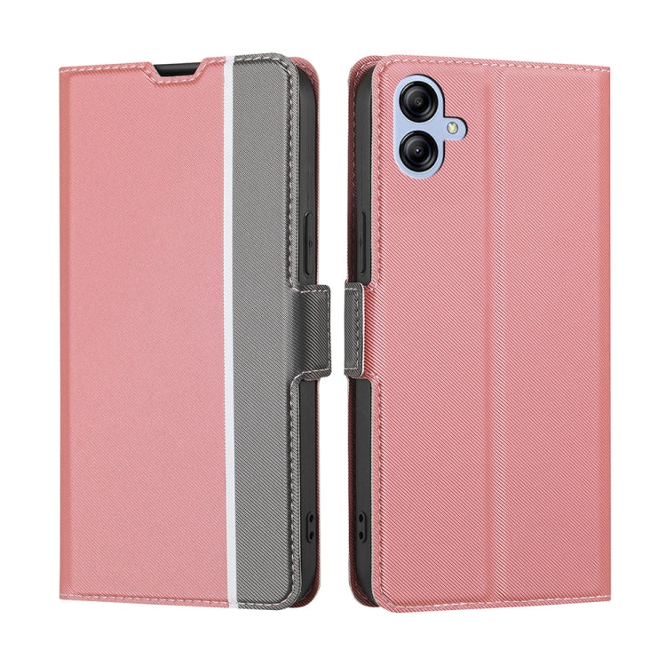 Twill Texture Side Buckle Leather Phone Case, For Samsung Galaxy A04e 4G