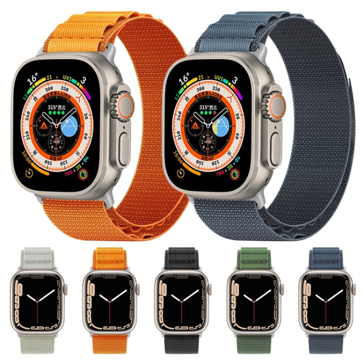Nylon Loop Watch Band, For Apple Watch Ultra 49mm / Series 8&amp;7 45mm, For Apple Watch Series 8&amp;7 41mm / SE 2&amp;6&amp;SE&amp;5&amp;4 40mm