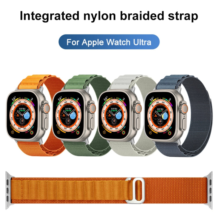 Nylon Loop Watch Band, For Apple Watch Ultra 49mm / Series 8&amp;7 45mm, For Apple Watch Series 8&amp;7 41mm / SE 2&amp;6&amp;SE&amp;5&amp;4 40mm