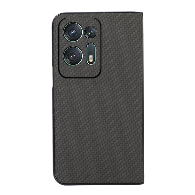 Carbon Fiber Texture Shockproof Phone Case, For OPPO Find N2, For OPPO Find N2 Flip