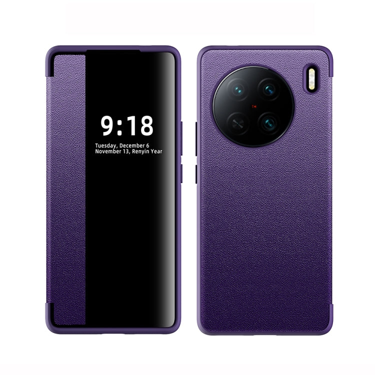 Magnetic Side Window View Shockproof Horizontal Flip Leather Case, For vivo X90, For vivo X90 Pro, For vivo X90 Pro+, For Xiaomi 13, For Xiaomi 13 Pro