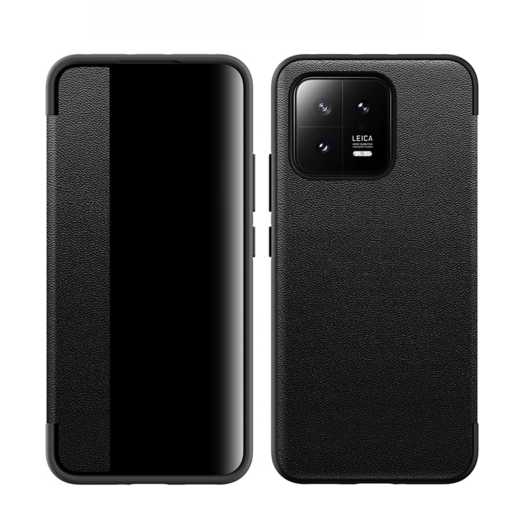 Magnetic Side Window View Shockproof Horizontal Flip Leather Case, For vivo X90, For vivo X90 Pro, For vivo X90 Pro+, For Xiaomi 13, For Xiaomi 13 Pro