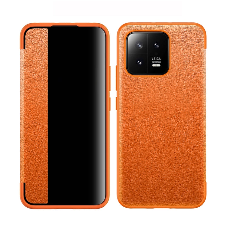 Magnetic Side Window View Shockproof Horizontal Flip Leather Case, For vivo X90, For vivo X90 Pro, For vivo X90 Pro+, For Xiaomi 13, For Xiaomi 13 Pro