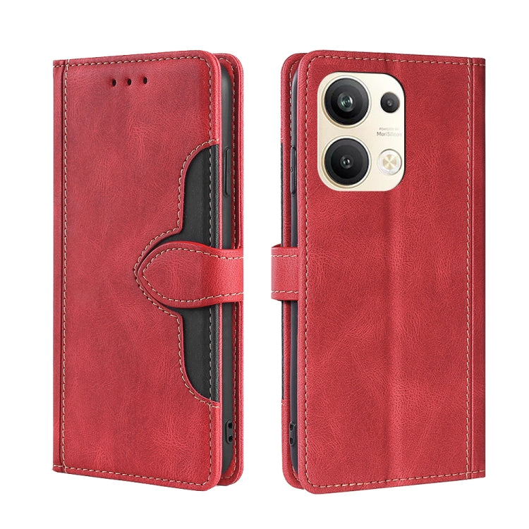 Skin Feel Magnetic Buckle Leather Phone Case
