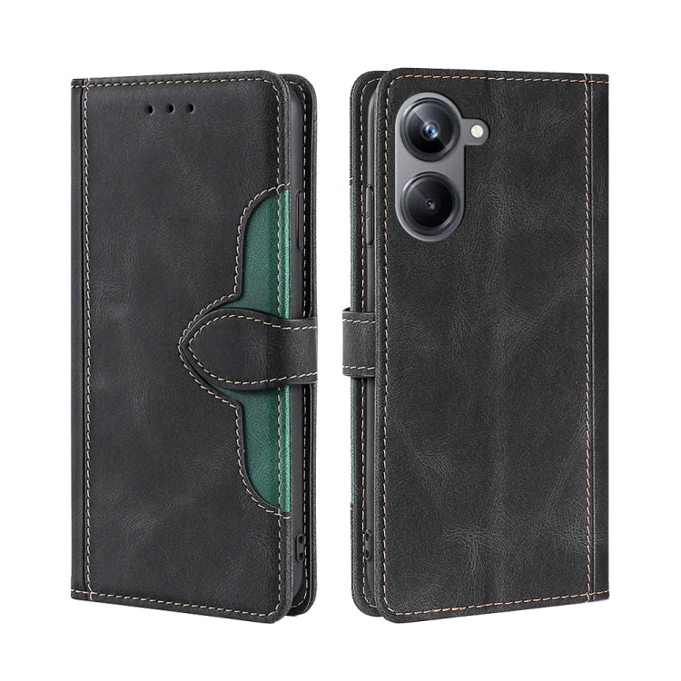 Skin Feel Magnetic Buckle Leather Phone Case