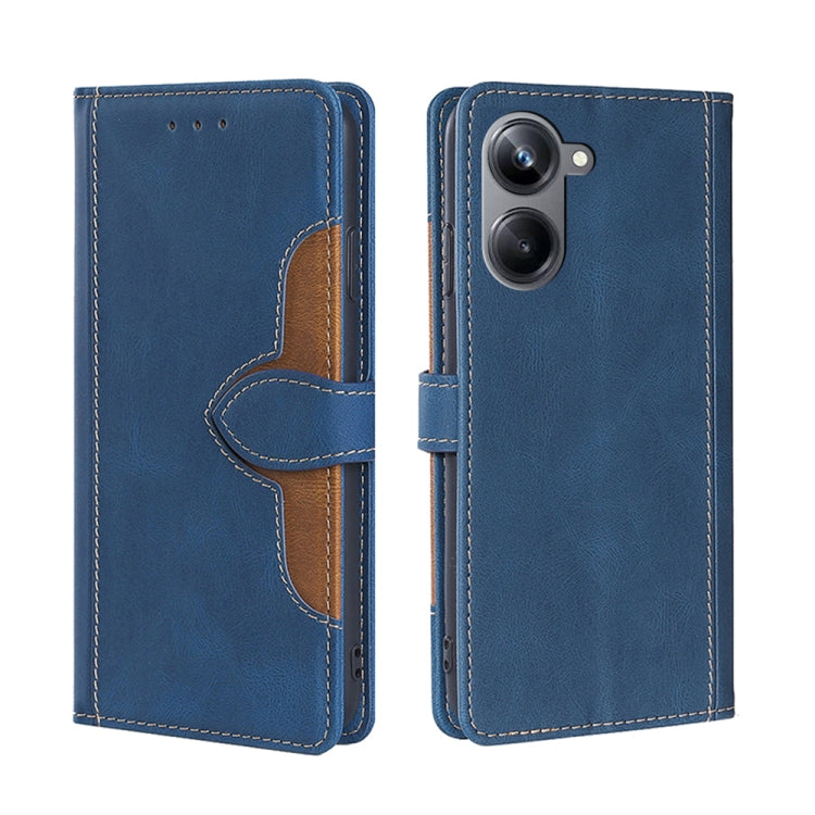 Skin Feel Magnetic Buckle Leather Phone Case