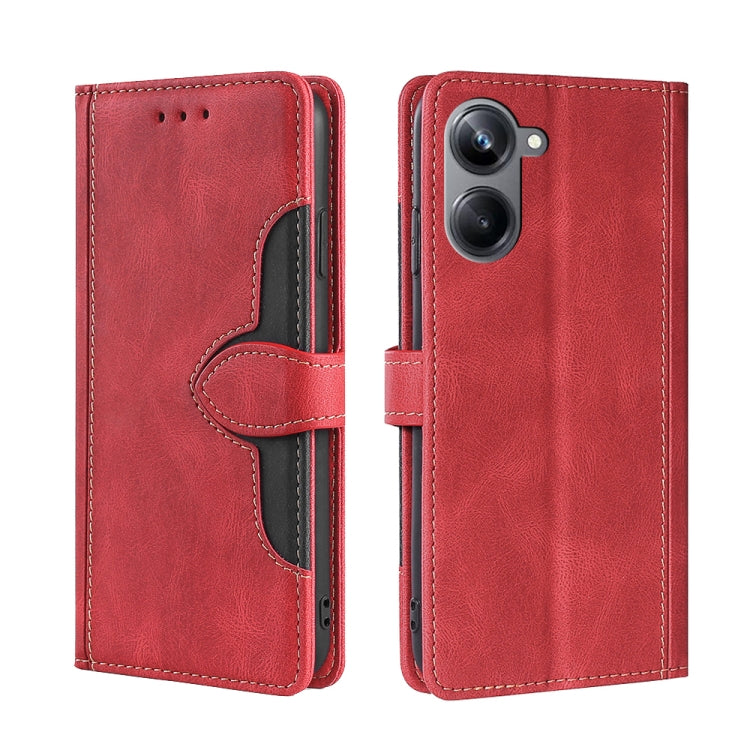 Skin Feel Magnetic Buckle Leather Phone Case, For OPPO Reno9 5G / Reno9 Pro 5G, For OPPO Reno9 Pro+ 5G, For Realme 10 Pro 5G, For Realme 10 Pro+ 5G, For vivo X90 Pro 5G, For TCL 40R 5G