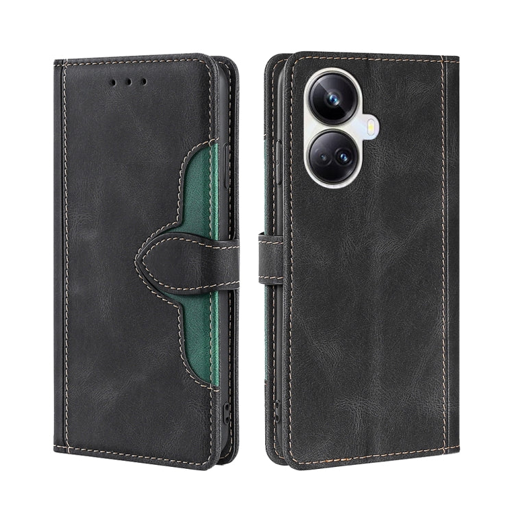 Skin Feel Magnetic Buckle Leather Phone Case