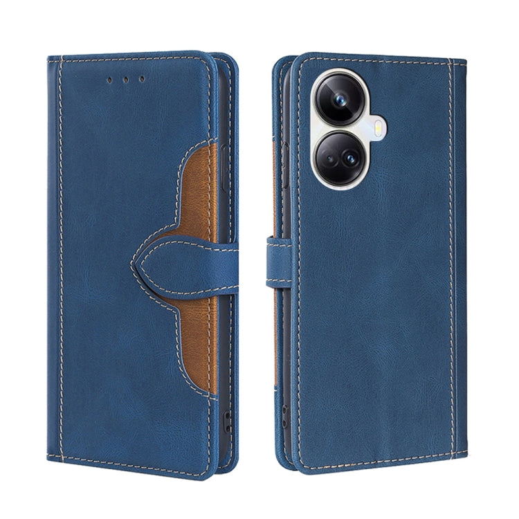 Skin Feel Magnetic Buckle Leather Phone Case