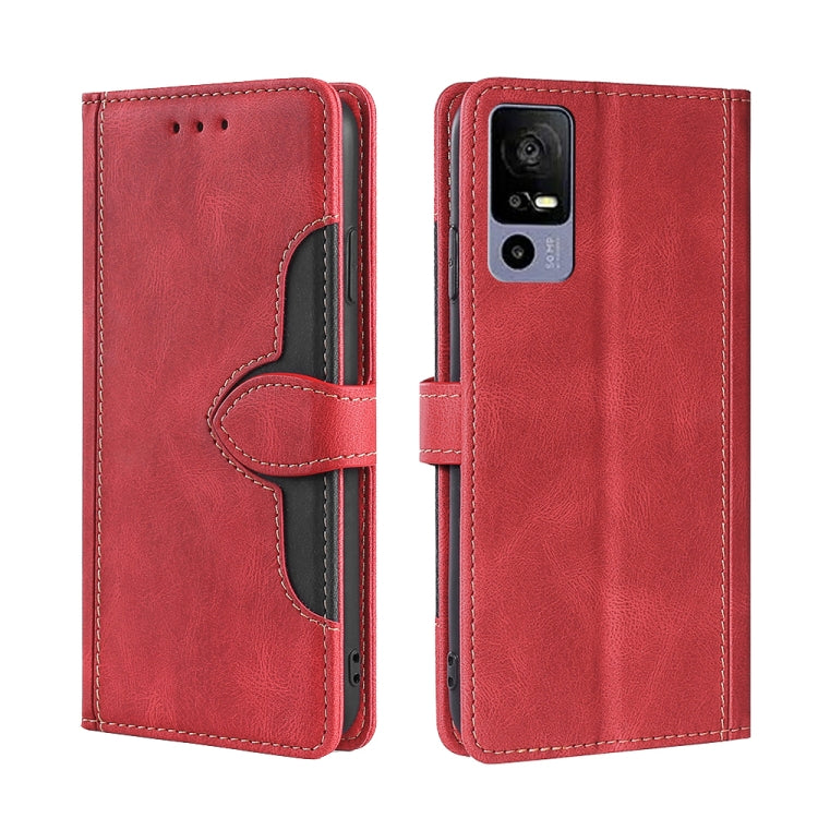 Skin Feel Magnetic Buckle Leather Phone Case, For OPPO Reno9 5G / Reno9 Pro 5G, For OPPO Reno9 Pro+ 5G, For Realme 10 Pro 5G, For Realme 10 Pro+ 5G, For vivo X90 Pro 5G, For TCL 40R 5G