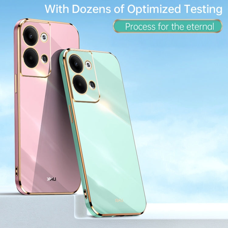 XINLI Straight Edge 6D Electroplate TPU Phone Case