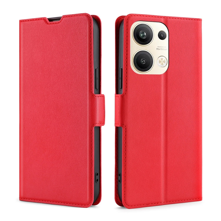 Ultra-thin Voltage Side Buckle Horizontal Flip Leather Phone Case