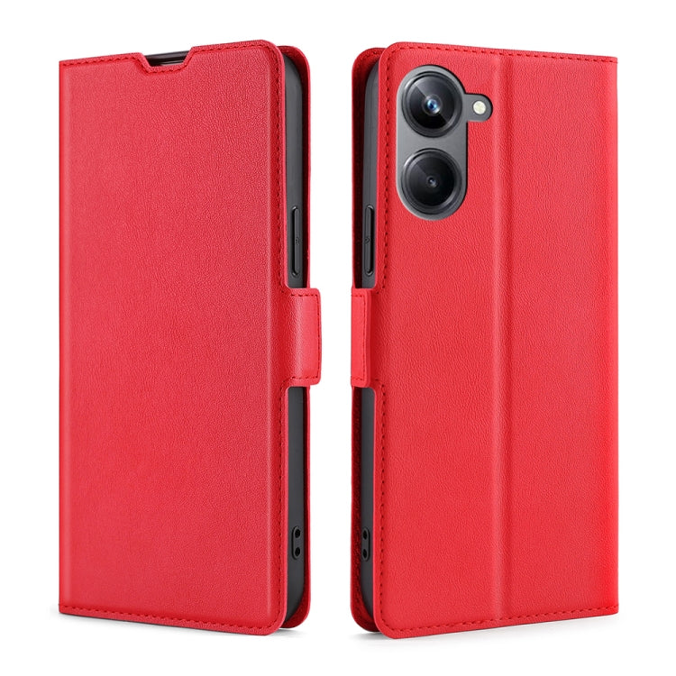 Ultra-thin Voltage Side Buckle Horizontal Flip Leather Phone Case