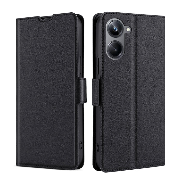 Ultra-thin Voltage Side Buckle Horizontal Flip Leather Phone Case