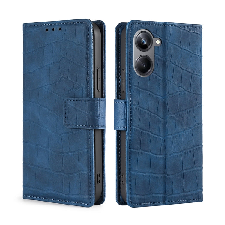 Skin Feel Crocodile Magnetic Clasp Leather Phone Case, For OPPO Reno9 5G / Reno9 Pro 5G, For OPPO Reno9 Pro+ 5G, For Realme 10 Pro 5G, For Realme 10 Pro+ 5G, For vivo X90 Pro 5G, For TCL 40R 5G