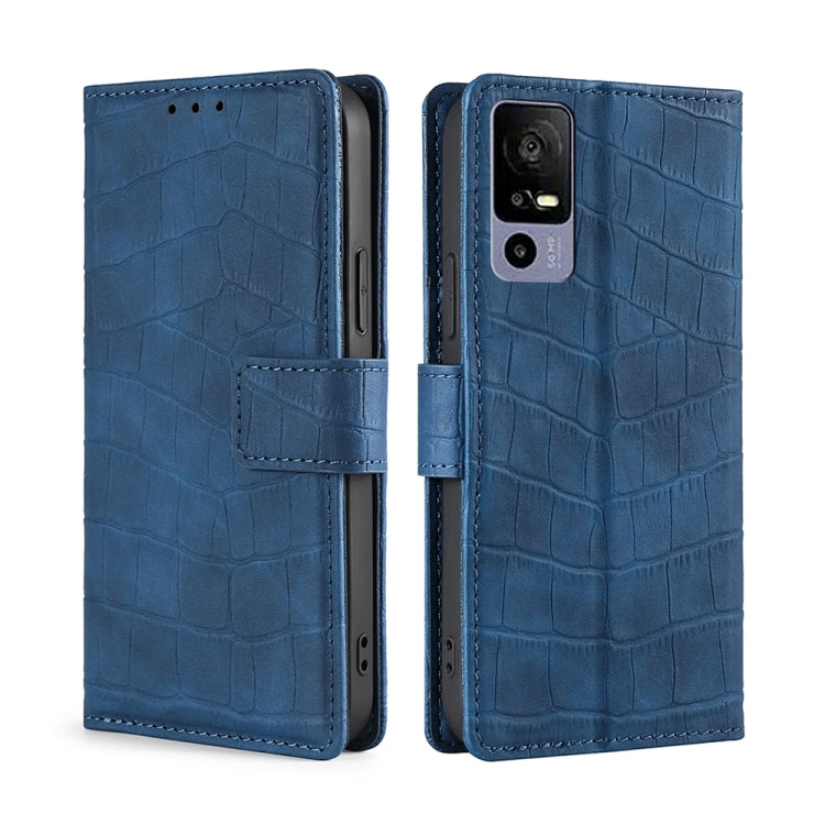 Skin Feel Crocodile Magnetic Clasp Leather Phone Case, For OPPO Reno9 5G / Reno9 Pro 5G, For OPPO Reno9 Pro+ 5G, For Realme 10 Pro 5G, For Realme 10 Pro+ 5G, For vivo X90 Pro 5G, For TCL 40R 5G