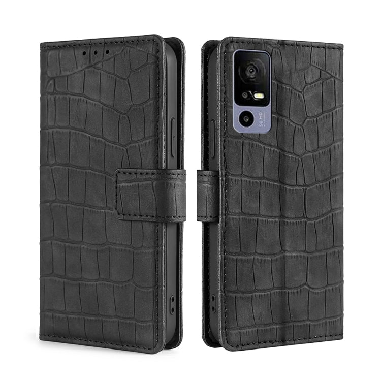 Skin Feel Crocodile Magnetic Clasp Leather Phone Case, For OPPO Reno9 5G / Reno9 Pro 5G, For OPPO Reno9 Pro+ 5G, For Realme 10 Pro 5G, For Realme 10 Pro+ 5G, For vivo X90 Pro 5G, For TCL 40R 5G