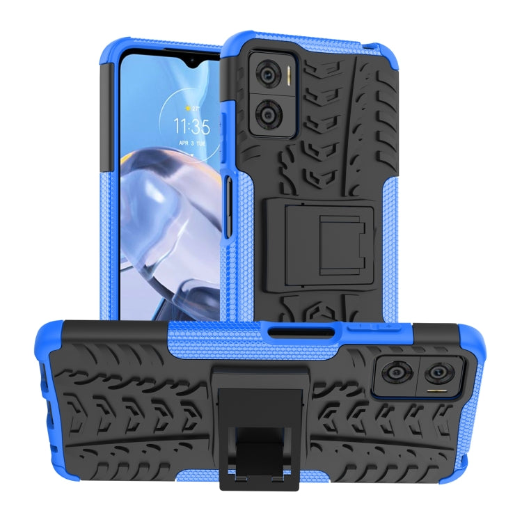 Tire Texture TPU + PC Phone Case with Holder, For Motorola Moto E22, For OPPO A57 5G / OnePlus Nord N300, For Samsung Galaxy S23+ 5G, For Samsung Galaxy A14 5G