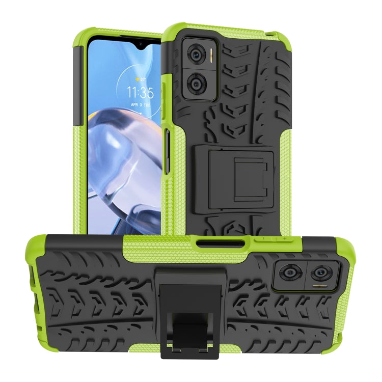 Tire Texture TPU + PC Phone Case with Holder, For Motorola Moto E22, For OPPO A57 5G / OnePlus Nord N300, For Samsung Galaxy S23+ 5G, For Samsung Galaxy A14 5G