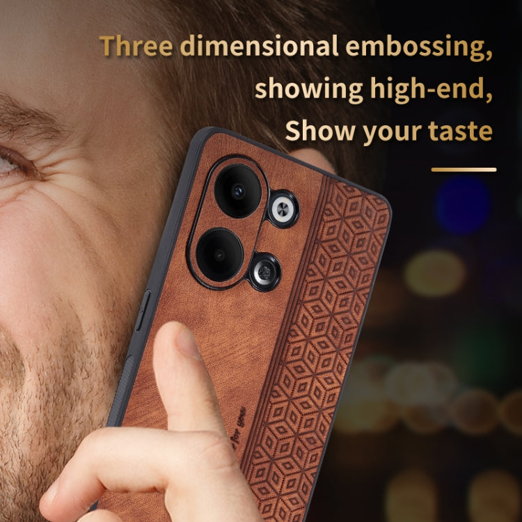 AZNS 3D Embossed Skin Feel Phone Case, For OPPO Reno9 / Reno9 Pro, For Honor 80 SE, For Xiaomi 13 Pro