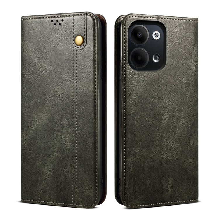 Oil Wax Crazy Horse Texture Leather Phone Case, For OPPO Reno9 Pro, For OPPO Reno9, For vivo X90 Pro, For vivo X90