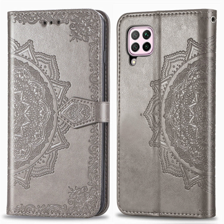 Embossed Mandala Pattern PC + TPU Horizontal Flip Leather Case with Holder & Card Slots, For Huawei P40, For Huawei P40 Lite / nova 6 SE, For Huawei P40 Pro / P40 Pro+, For Huawei Y7P, For Galaxy A11