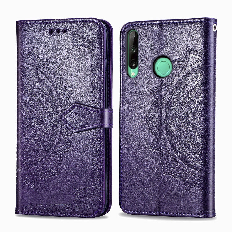 Embossed Mandala Pattern PC + TPU Horizontal Flip Leather Case with Holder & Card Slots, For Huawei P40, For Huawei P40 Lite / nova 6 SE, For Huawei P40 Pro / P40 Pro+, For Huawei Y7P, For Galaxy A11