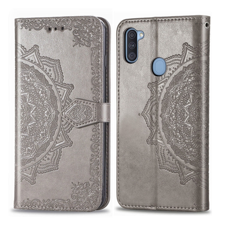 Embossed Mandala Pattern PC + TPU Horizontal Flip Leather Case with Holder & Card Slots, For Huawei P40, For Huawei P40 Lite / nova 6 SE, For Huawei P40 Pro / P40 Pro+, For Huawei Y7P, For Galaxy A11