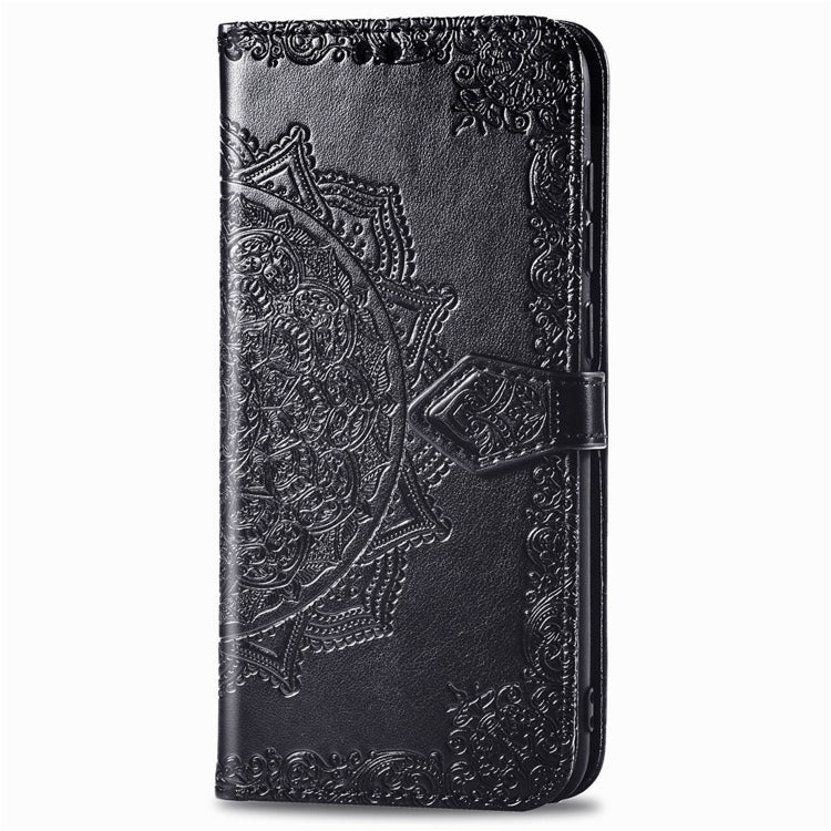 Embossed Mandala Pattern PC + TPU Horizontal Flip Leather Case with Holder &amp; Card Slots, For Kyocera Digno BX, For OPPO Realme C3, For Vivo Z6, For Xiaomi Redmi Note 9S, For Huawei Y6s (2019)