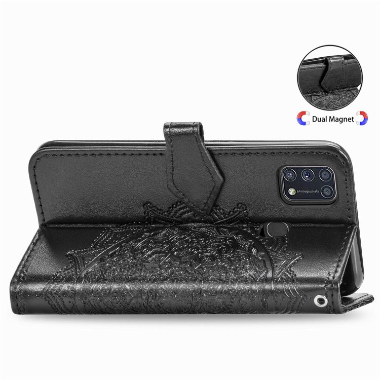 Embossed Mandala Pattern PC + TPU Horizontal Flip Leather Case with Holder &amp; Card Slots, For Kyocera Digno BX, For OPPO Realme C3, For Vivo Z6, For Xiaomi Redmi Note 9S, For Huawei Y6s (2019)