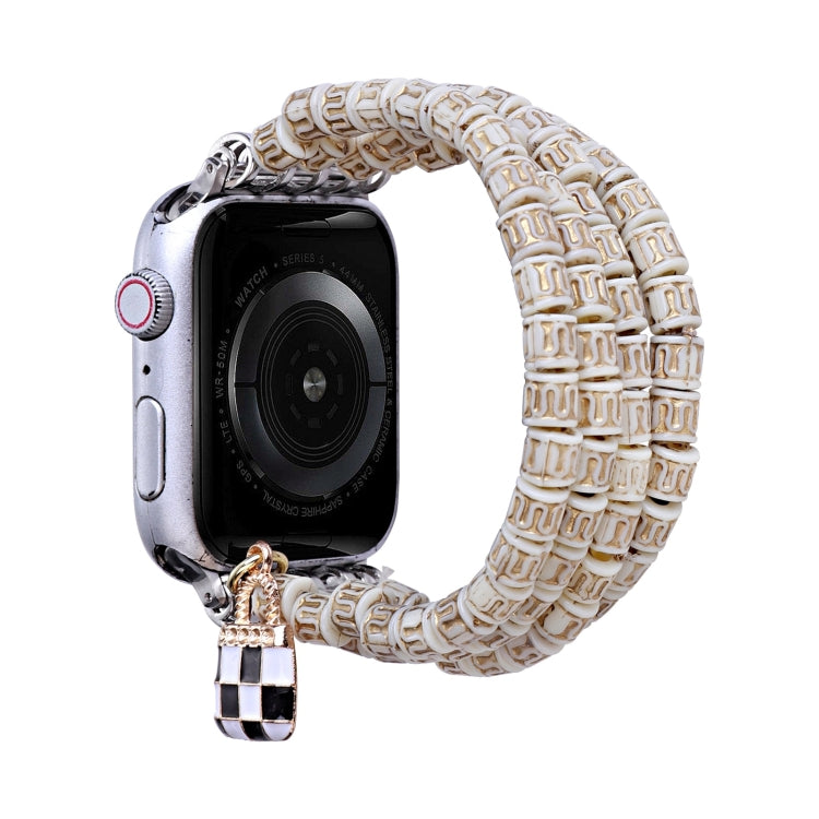 Multi-row Beads Watch Band, For Apple Watch Ultra 49mm / Series 8&amp;7 45mm, For Apple Watch Series 8&amp;7 41mm